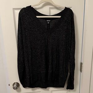 Buffalo David Bitton Charcoal V-Neck Sweater
